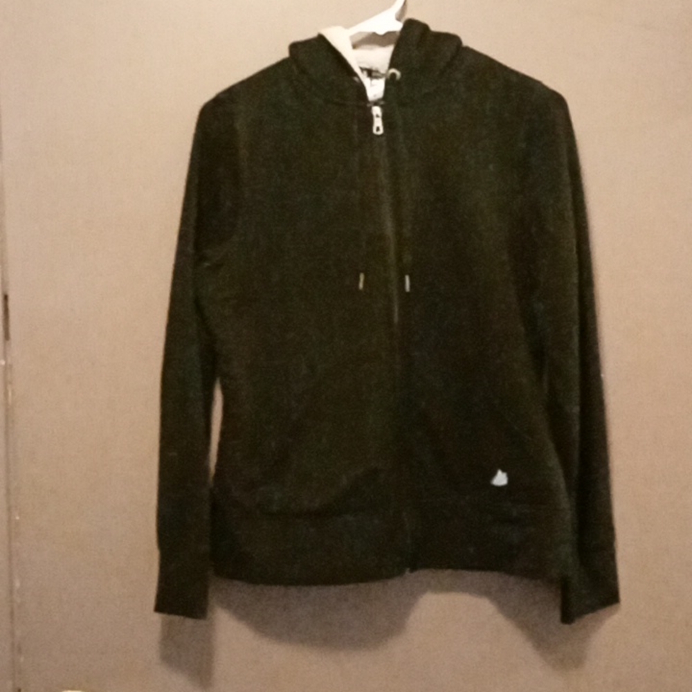 Woman's Sherpa Hoodie Black Size Medium